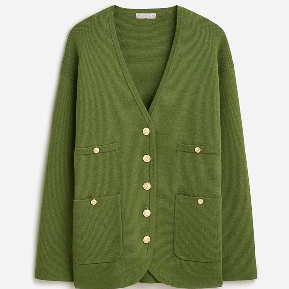J Crew V Neck sweater coat